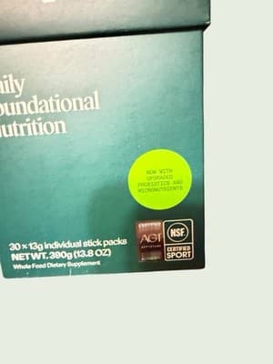 AG1 Athletic Greens Powder Gut Health Supplement, 30x13 Stick Pack - Thumbnail 6