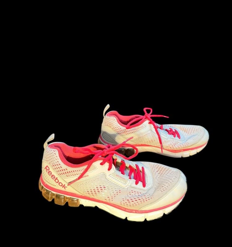 Reebok JetRide Women’s Running Shoes White Pink Size 8 JAP506 - Thumbnail 3