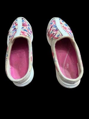 Easy Spirit Traveltime 592 Floral Slip-On Mules Sneakers Size 9.5M - Thumbnail 5