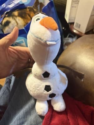 Disney Frozen Olaf Plush Snowman Just Play Stuffed Toy - Image 1