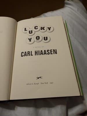 Lucky You by Carl Hiaasen (1997, Knopf) First Edition HC w/ DJ - Thumbnail 3