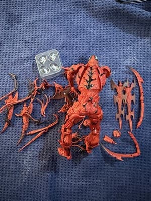 Kaiyodo Amazing Yamaguchi No.008 Carnage Revoltech Marvel Figure Loose Complete - Thumbnail 2