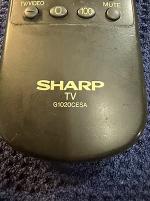 Sharp TV Remote Control G1020CESA OEM Original Tested Working RRMCG1020CESA - Thumbnail 7