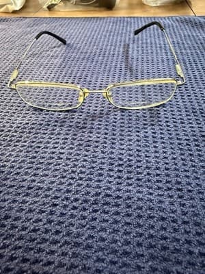 Matrix MATRIXSS1 Eyeglass Frames 53-17-140 Silver Gold Metal Rectangular - Image 1