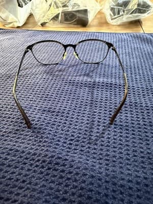 ELLE EL13413 BR Eyeglass Frames 52-16-135 Brown Demo Lenses CE - Thumbnail 2