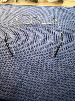 Matrix MATRIXSS1 Eyeglass Frames 53-17-140 Silver Gold Metal Rectangular - Thumbnail 2