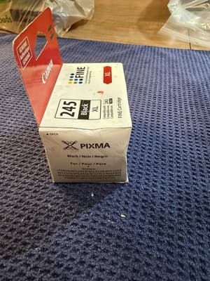Genuine Canon PG-245XL Black XL Ink Cartridge PIXMA 8278B004 OEM - Thumbnail 3