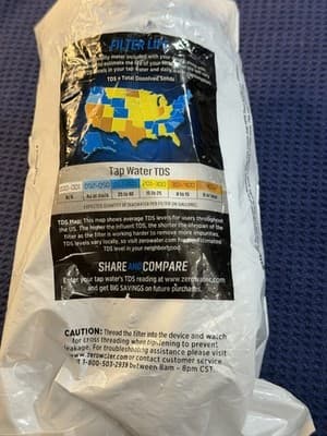 ZeroWater Zero Water 5 Stage Advanced Filtration Replacement Water Filter 1 Pack - Thumbnail 4