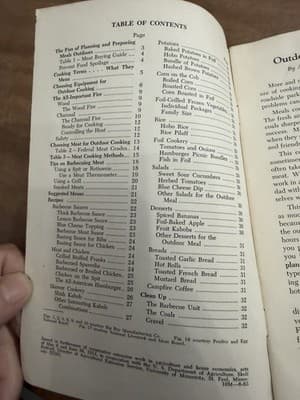 Outdoor Cookery for the Family 1963 USDA Extension Bulletin 293 Barbecue Book - Thumbnail 4