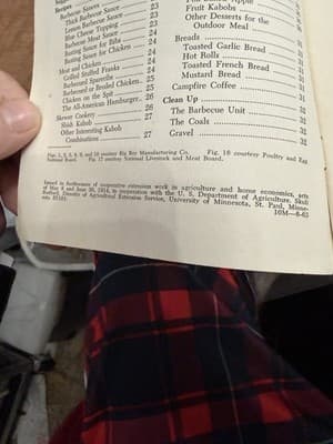 Outdoor Cookery for the Family 1963 USDA Extension Bulletin 293 Barbecue Book - Thumbnail 6