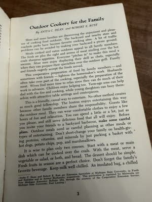 Outdoor Cookery for the Family 1963 USDA Extension Bulletin 293 Barbecue Book - Thumbnail 5
