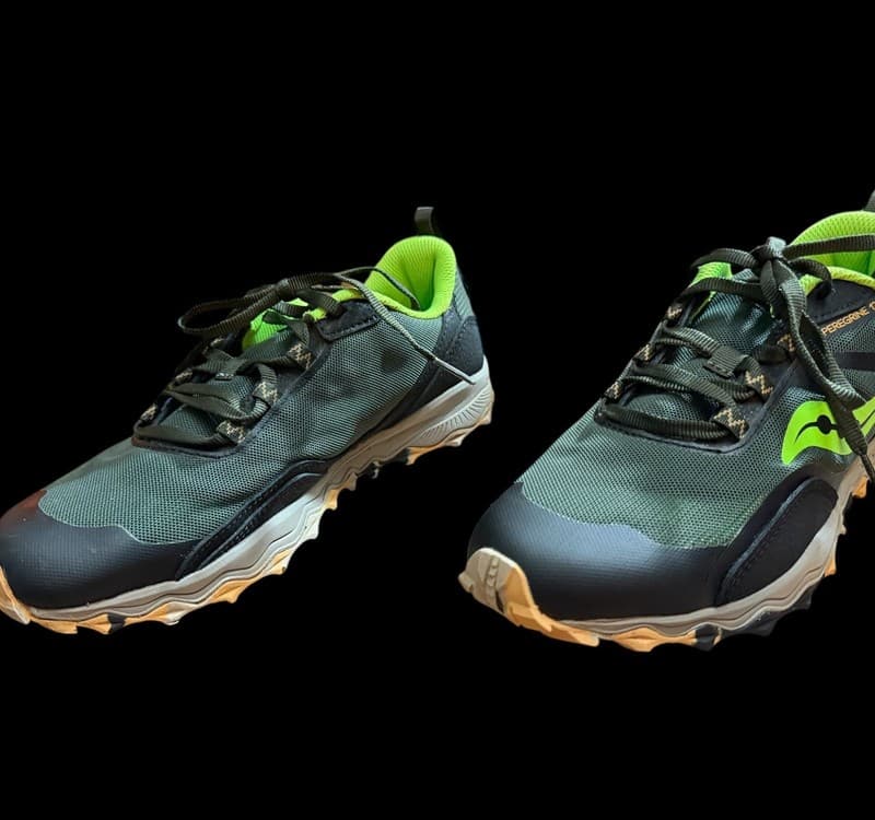 Saucony Peregrine 12 Trail Running Shoes Green Men’s 6.5 Hiking - Thumbnail 2