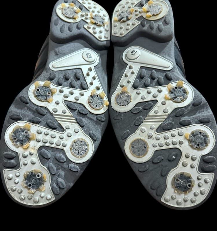 FootJoy FJ Originals Men's Black Leather Golf Shoes - Thumbnail 7