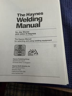 Haynes Techbook Welding Manual 10445 Gas Arc MIG TIG Plasma Welding Cutting - Thumbnail 3