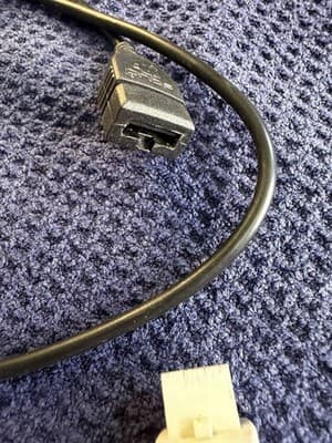 Short USB-A Female to 3.5mm TRRS Right Angle Male Audio Adapter Cable ~12" - Thumbnail 5