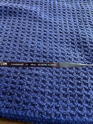 Charmant CH8181 GR Pure Titanium Eyeglasses Gray 53-19-145 No Nickel Allergy - Thumbnail 5