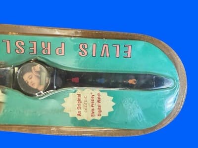 Elvis Presley CENTRIC Digital Wertheimer Collection Watch, 2005 Black, NEW - Thumbnail 5