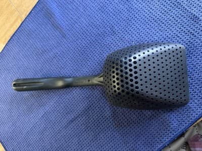 Pampered Chef Scoop N Drain #1622 Black Nylon Strainer USA Discontinued HTF - Thumbnail 4