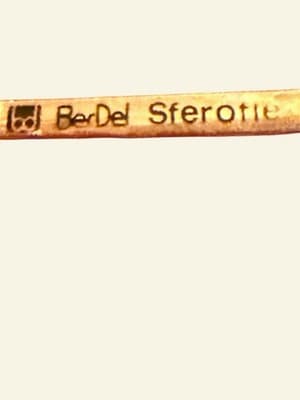 Vintage BerDel Sferoflex Gold Aviator Eyeglass Frames Made in Italy Tortoise 140 - Thumbnail 4