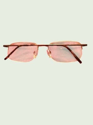 Marchon Eyeglasses Frames FLEXON 606 COFFEE Rectangular Half Rim 54-19-140 mm - Thumbnail 3