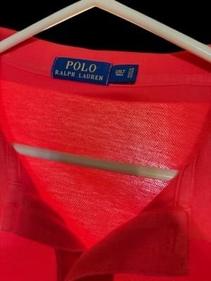 Polo Ralph Lauren Men’s Red Pony Logo Polo Shirt Short Sleeve Pre-Owned - Thumbnail 4