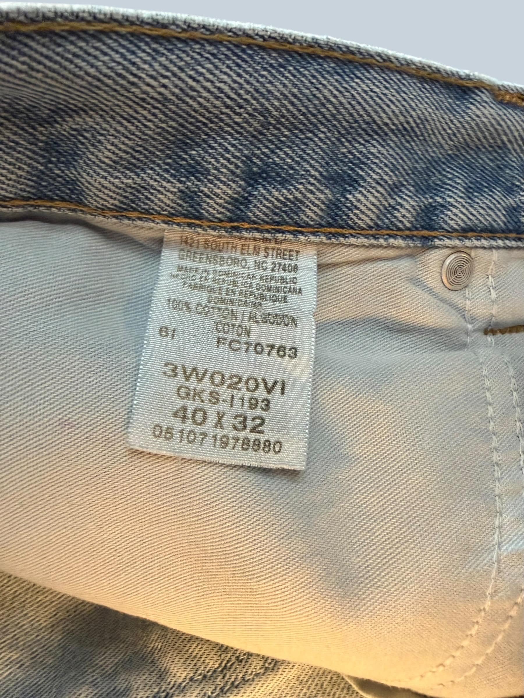 Vintage Wrangler RIGGS Workwear DuraShield Denim Carpenter Jeans 40x32 Straight Leg - Thumbnail 3