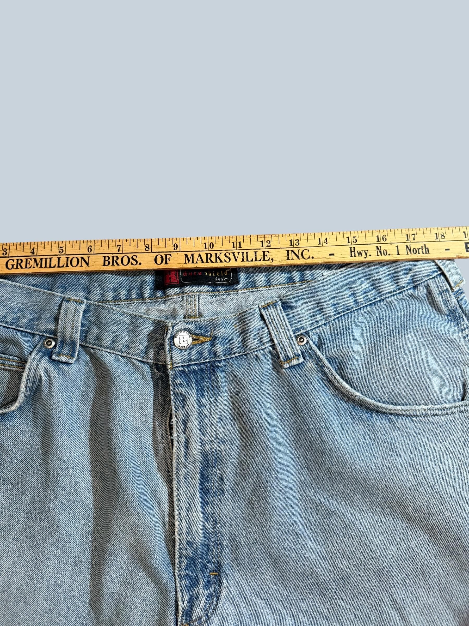 Vintage Wrangler RIGGS Workwear DuraShield Denim Carpenter Jeans 40x32 Straight Leg - Thumbnail 12