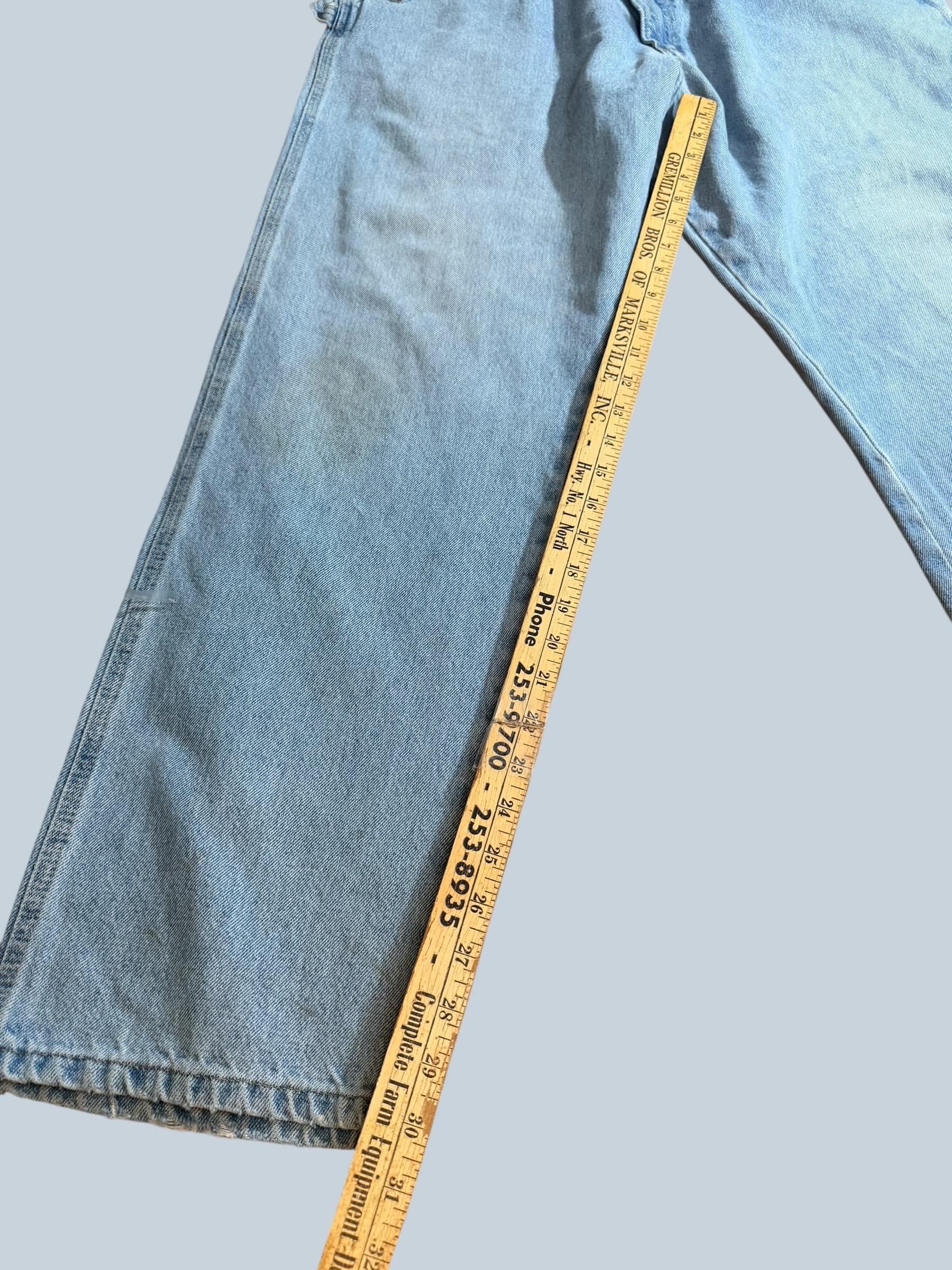 Vintage Wrangler RIGGS Workwear DuraShield Denim Carpenter Jeans 40x32 Straight Leg - Thumbnail 14