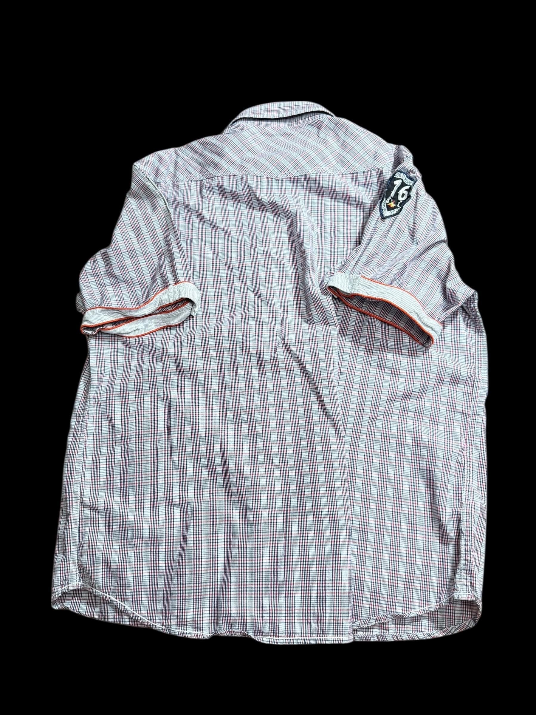 Vintage 2008 Barrel Racing Shirt | Red Snap Jean Co, PBR Patch - Thumbnail 2