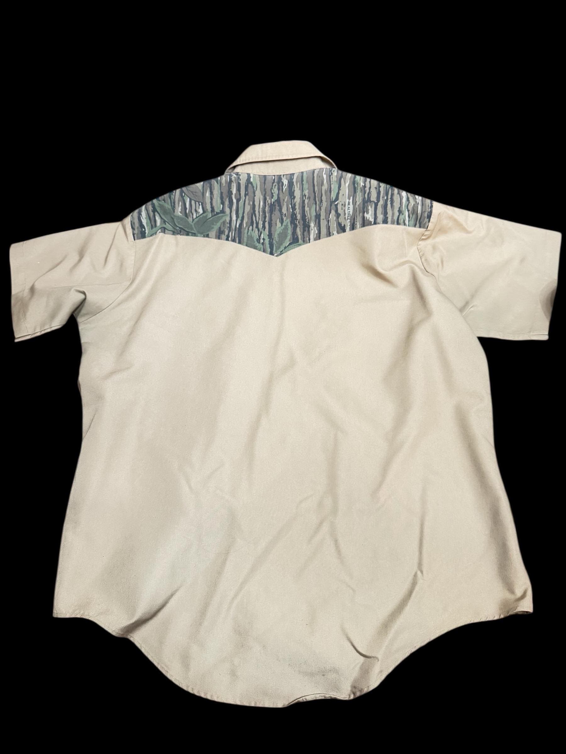 Vintage 1990s Spartan Realtree Button Up Shirt Mens XL Hunting Camo - Thumbnail 2