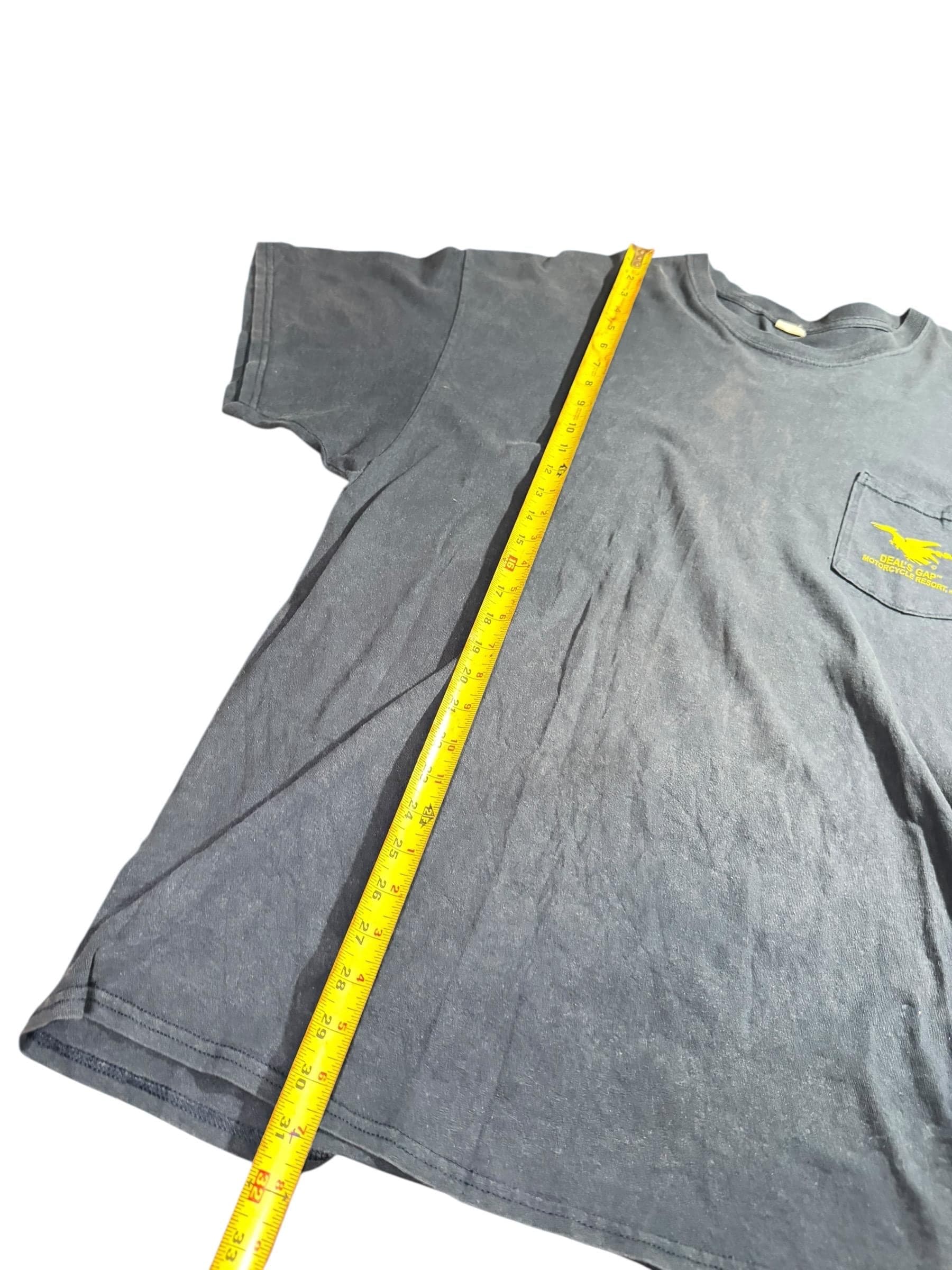 Deal’s Gap “The Dragon” Motorcycle T-Shirt Route 129 Biker Tee XXL - Thumbnail 6