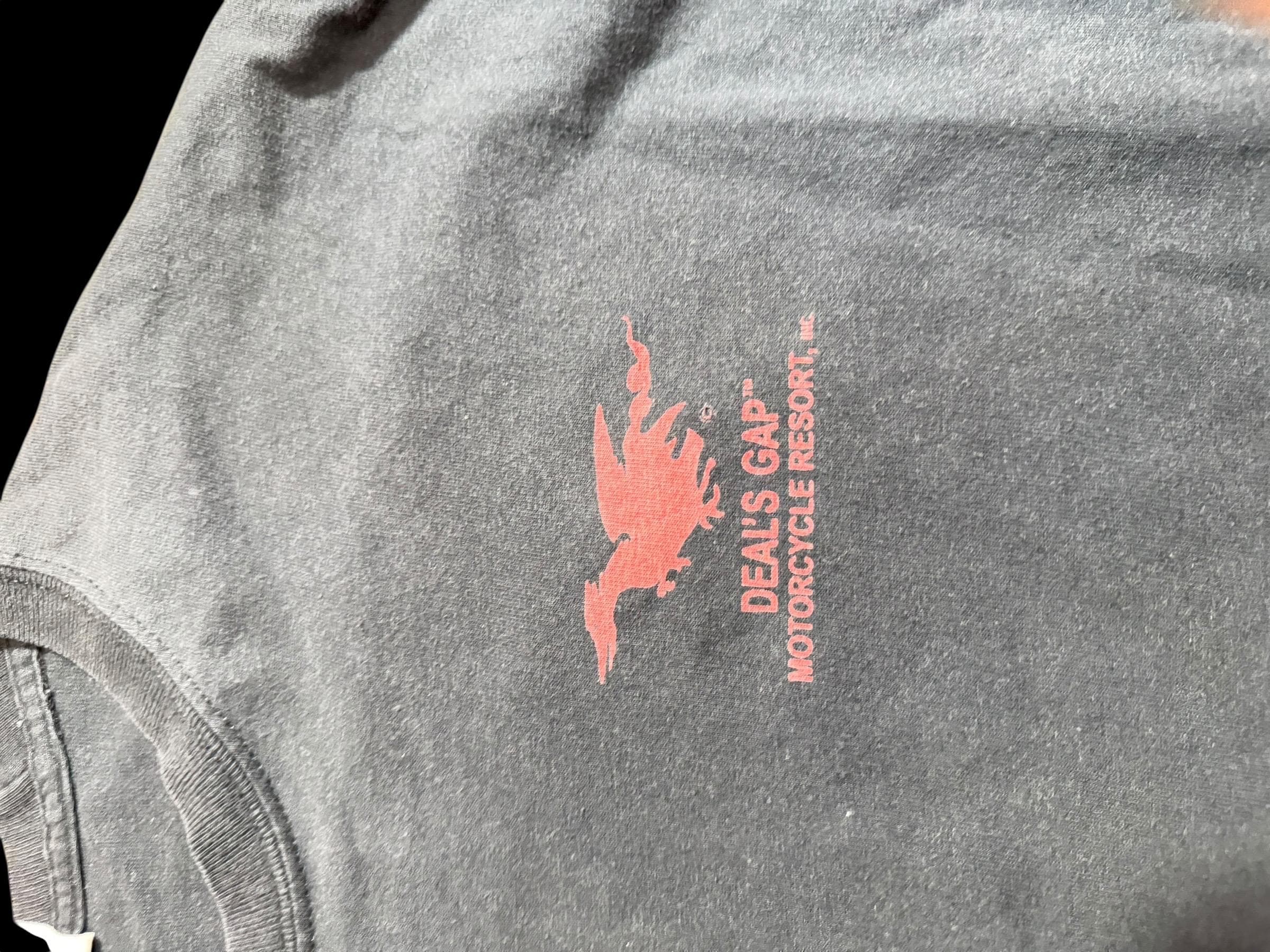 Vintage Tail of the Dragon Deals Gap Long Sleeve Shirt | Biker Dragon Tee - Thumbnail 3