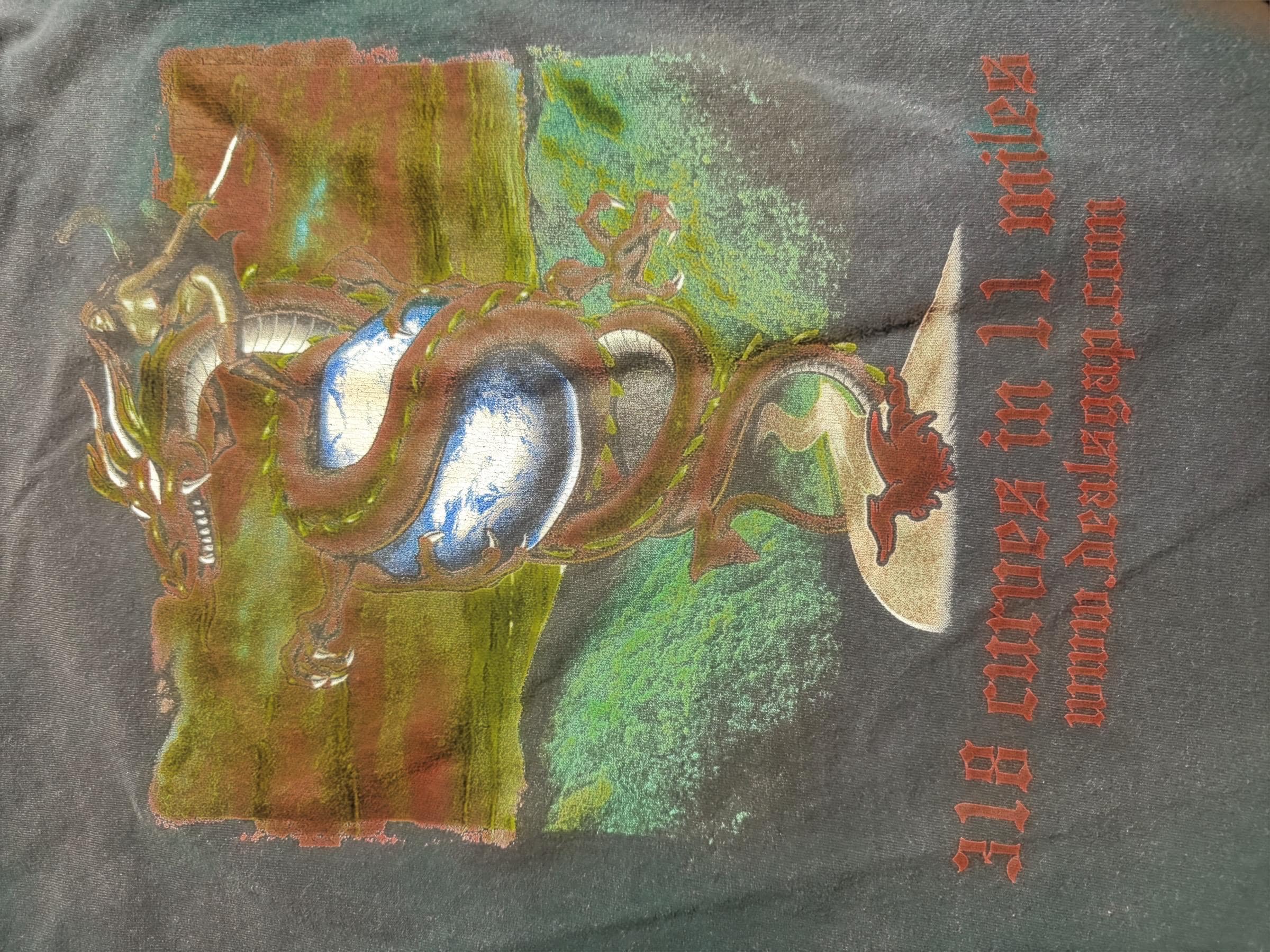 Vintage Tail of the Dragon Deals Gap Long Sleeve Shirt | Biker Dragon Tee - Thumbnail 4