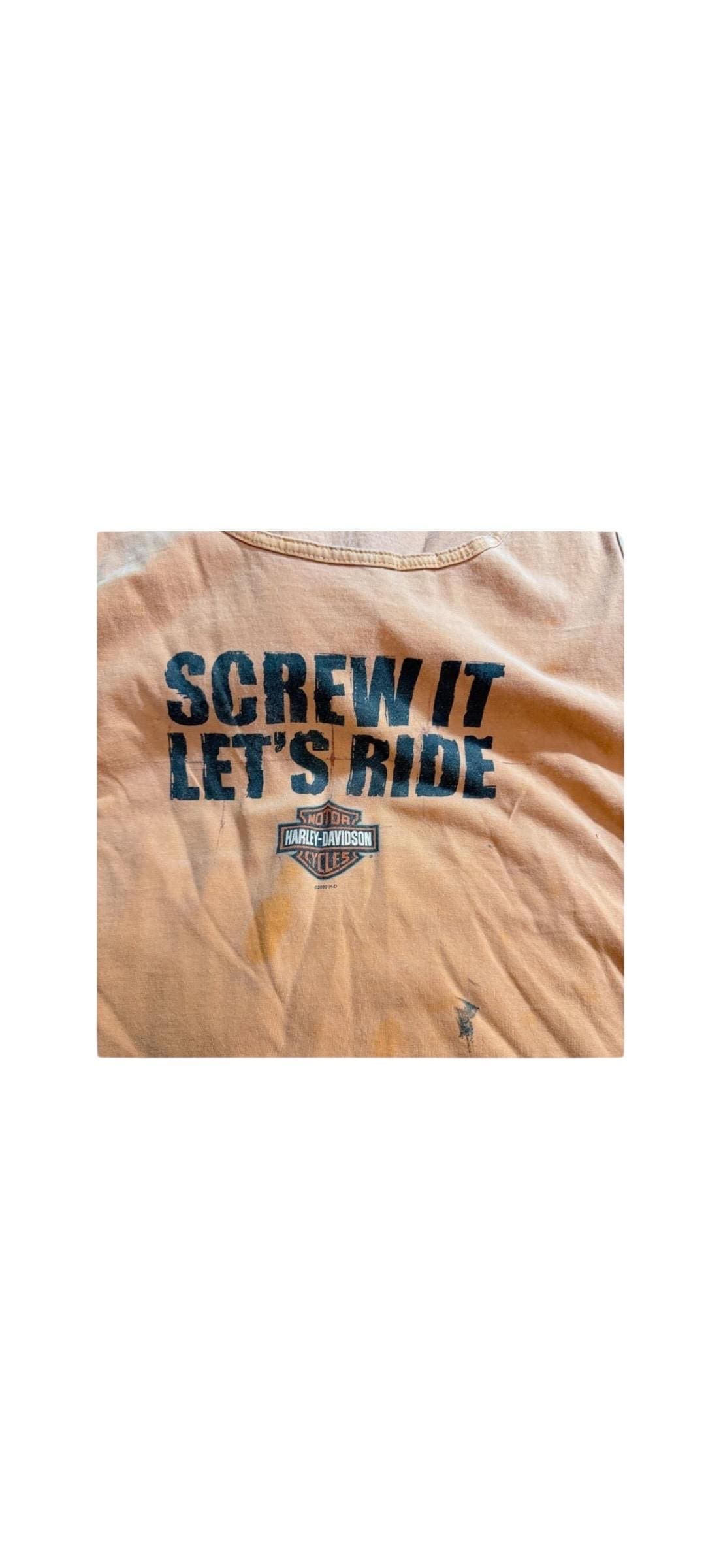 Harley-Davidson “Screw It Let’s Ride” Tank Top Renegade H-D Alexandria LA 2XL - Thumbnail 3