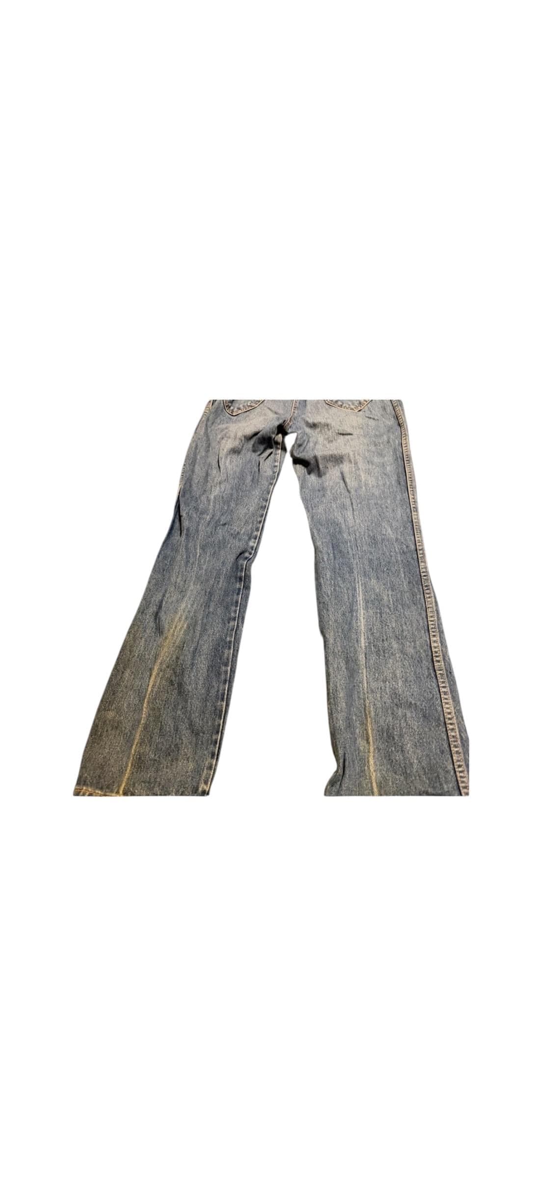 Vintage H.I.S. Chic High Rise Jeans Womens 29x30 Wide Leg 90s Denim - Thumbnail 3