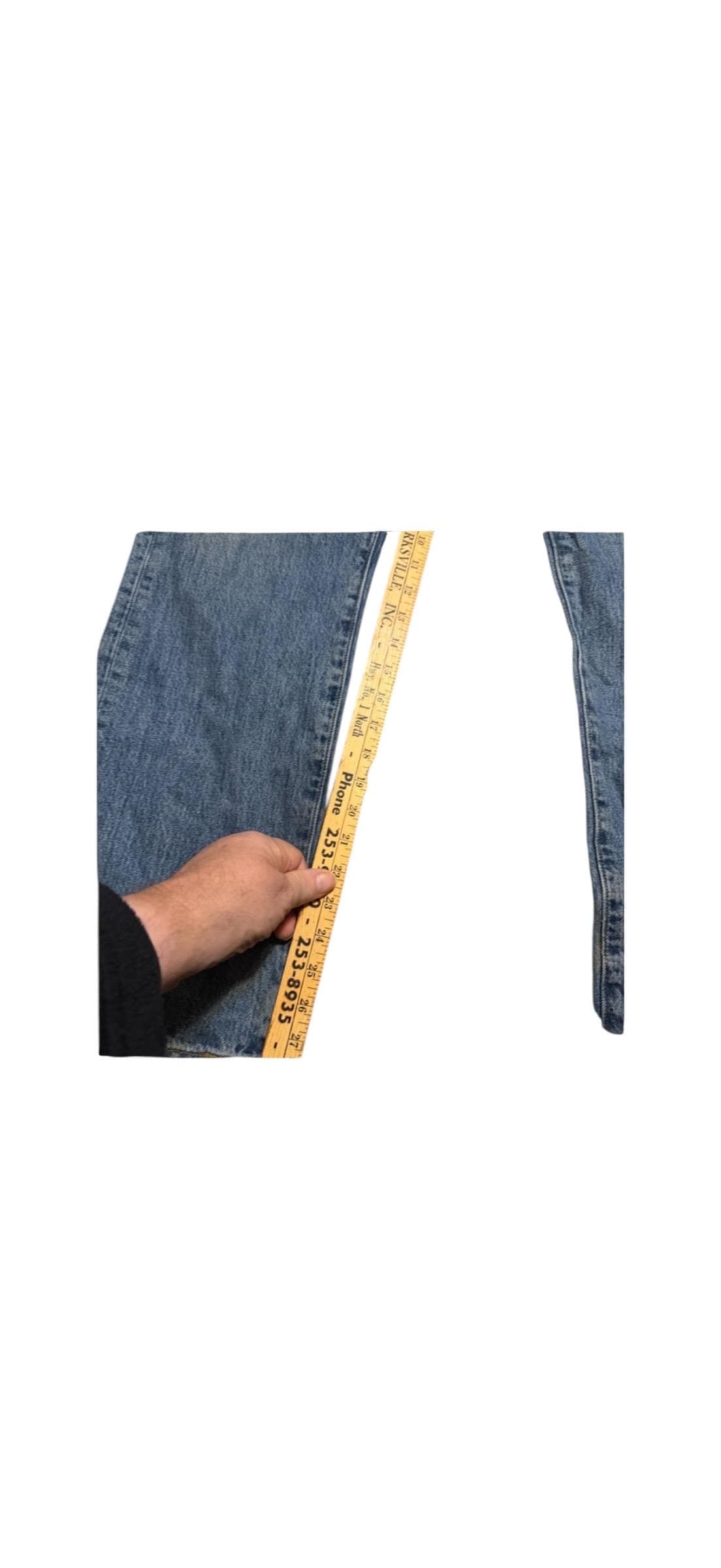 Vintage Levi’s 501 Jeans 36x30 Button Fly USA Paper Patch Red Tab - Thumbnail 4