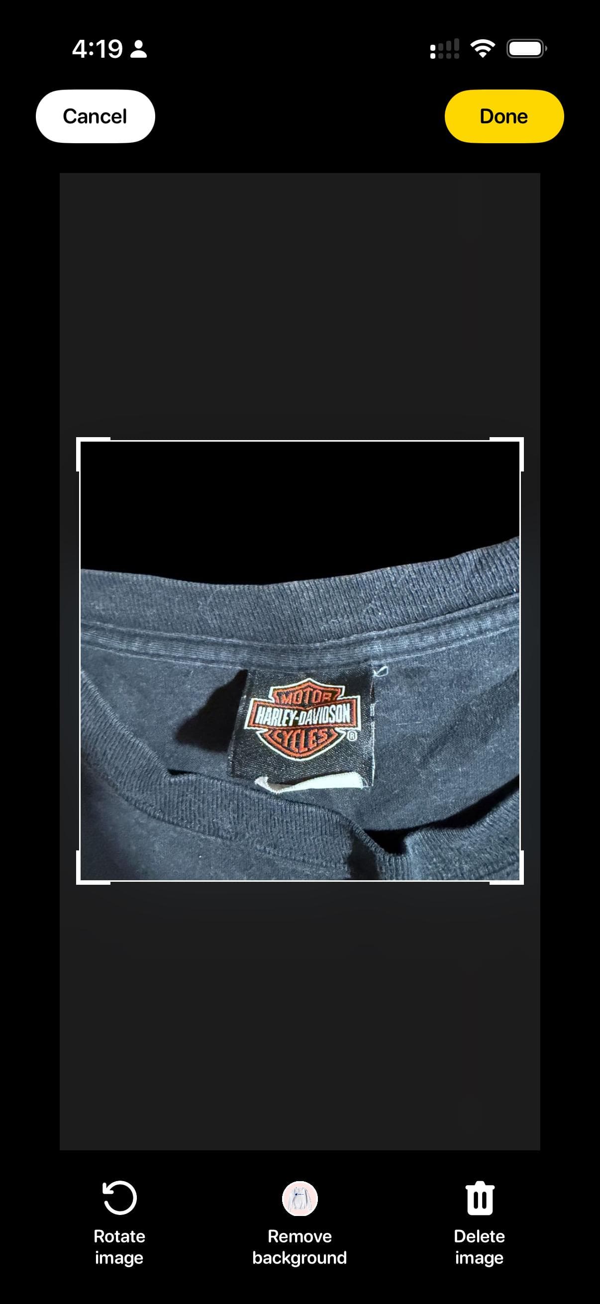 Vintage Harley-Davidson Skull Biker T-Shirt Old Glory Laurel MD-T XXL - Thumbnail 3