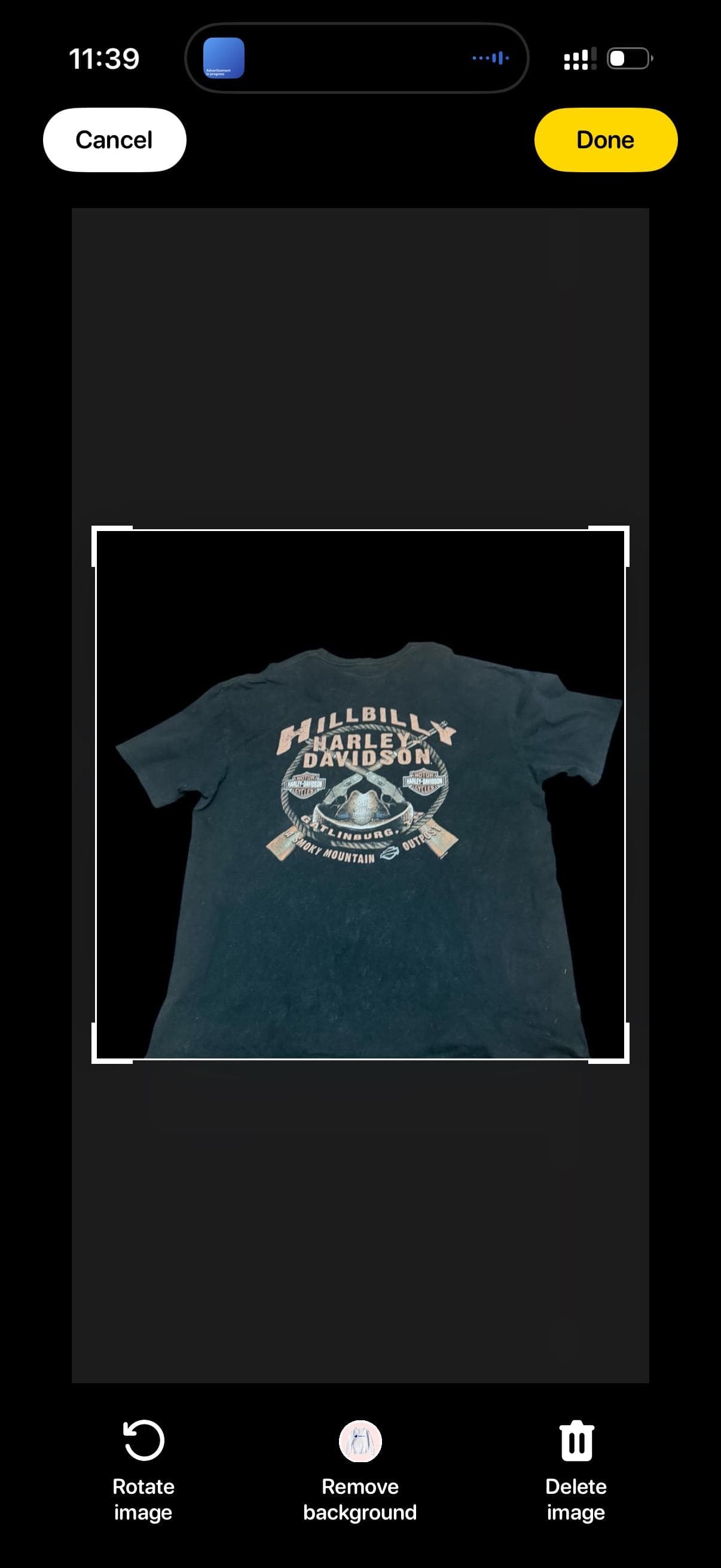 Harley Davidson Hillbilly Gatlinburg TN Dealer T-Shirt Skull 2XL - Thumbnail 2