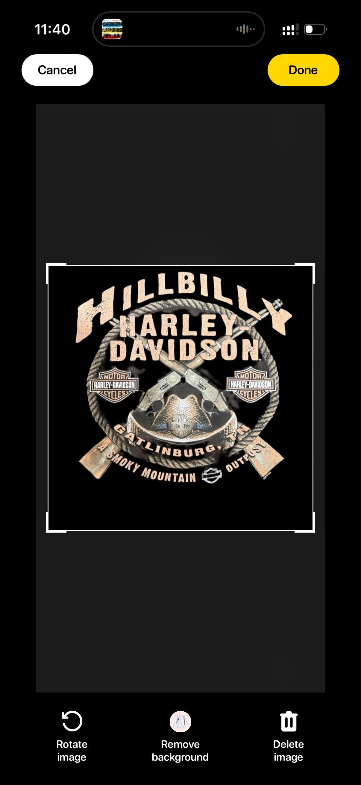 Harley Davidson Hillbilly Gatlinburg TN Dealer T-Shirt Skull 2XL - Thumbnail 6