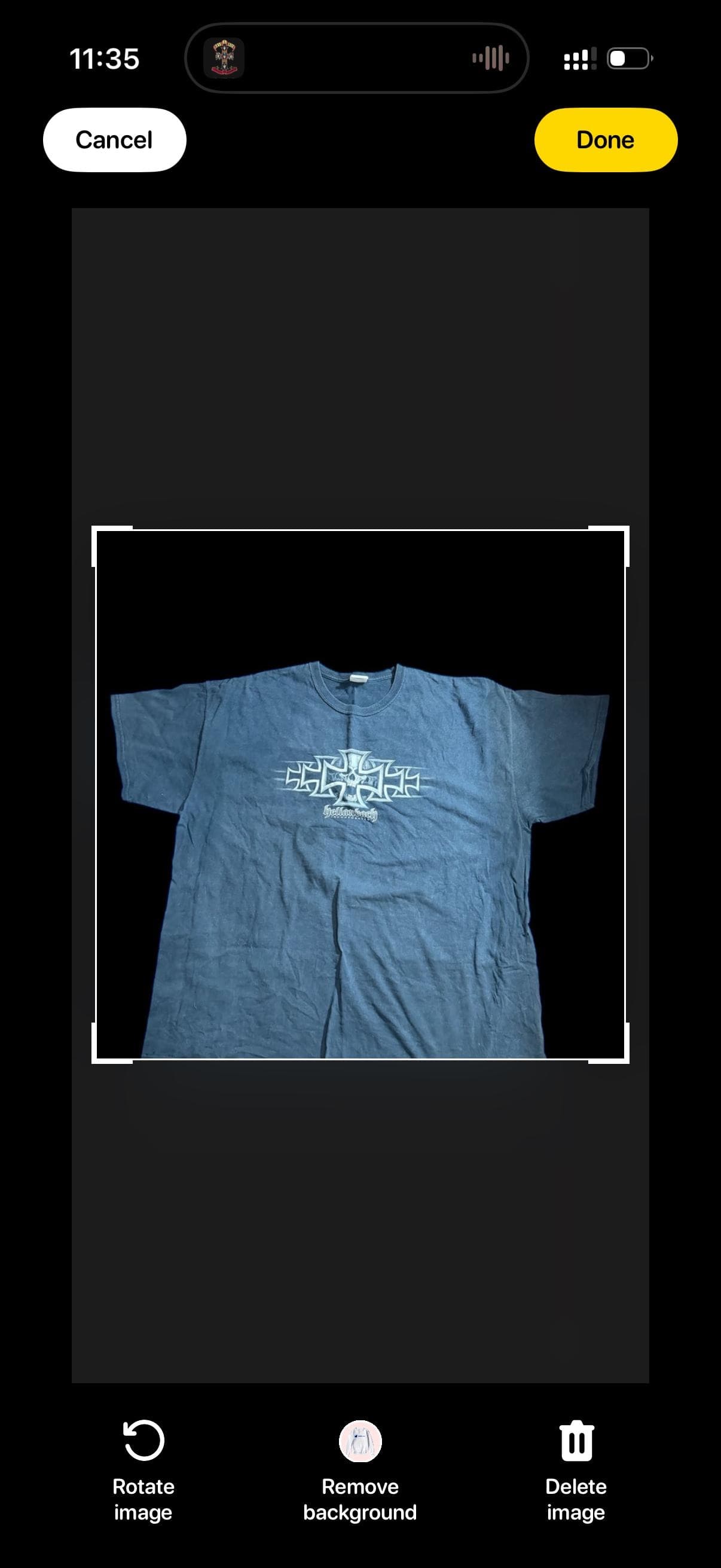 Hellambach Incorporated Skull Iron Cross Biker T-Shirt 2XL Gildan Heavy Cotton - Image 1