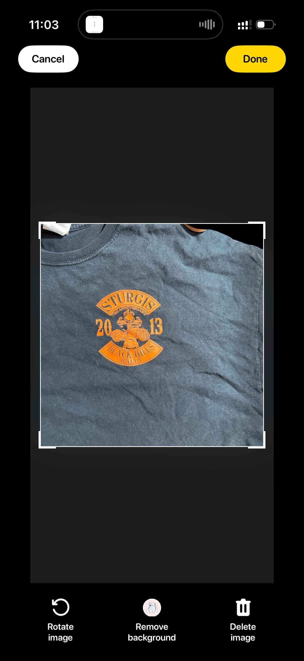 Sturgis Motorcycle Rally 2013 Black Hills 73rd Anniversary T-Shirt XXL - Thumbnail 3