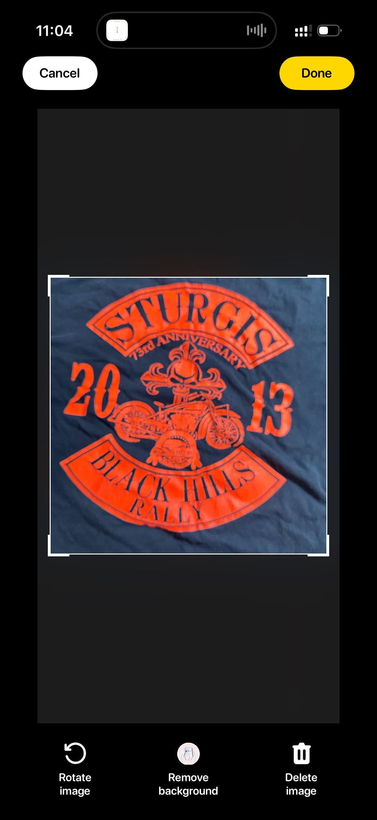 Sturgis Motorcycle Rally 2013 Black Hills 73rd Anniversary T-Shirt XXL - Thumbnail 4