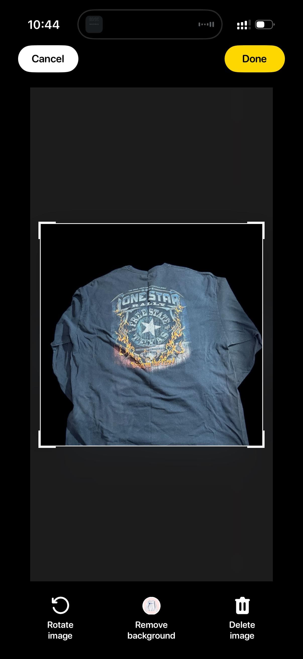 Lone Star Rally Galveston TX Long Sleeve Shirt 3XL Texas Flag Biker Tee - Thumbnail 2