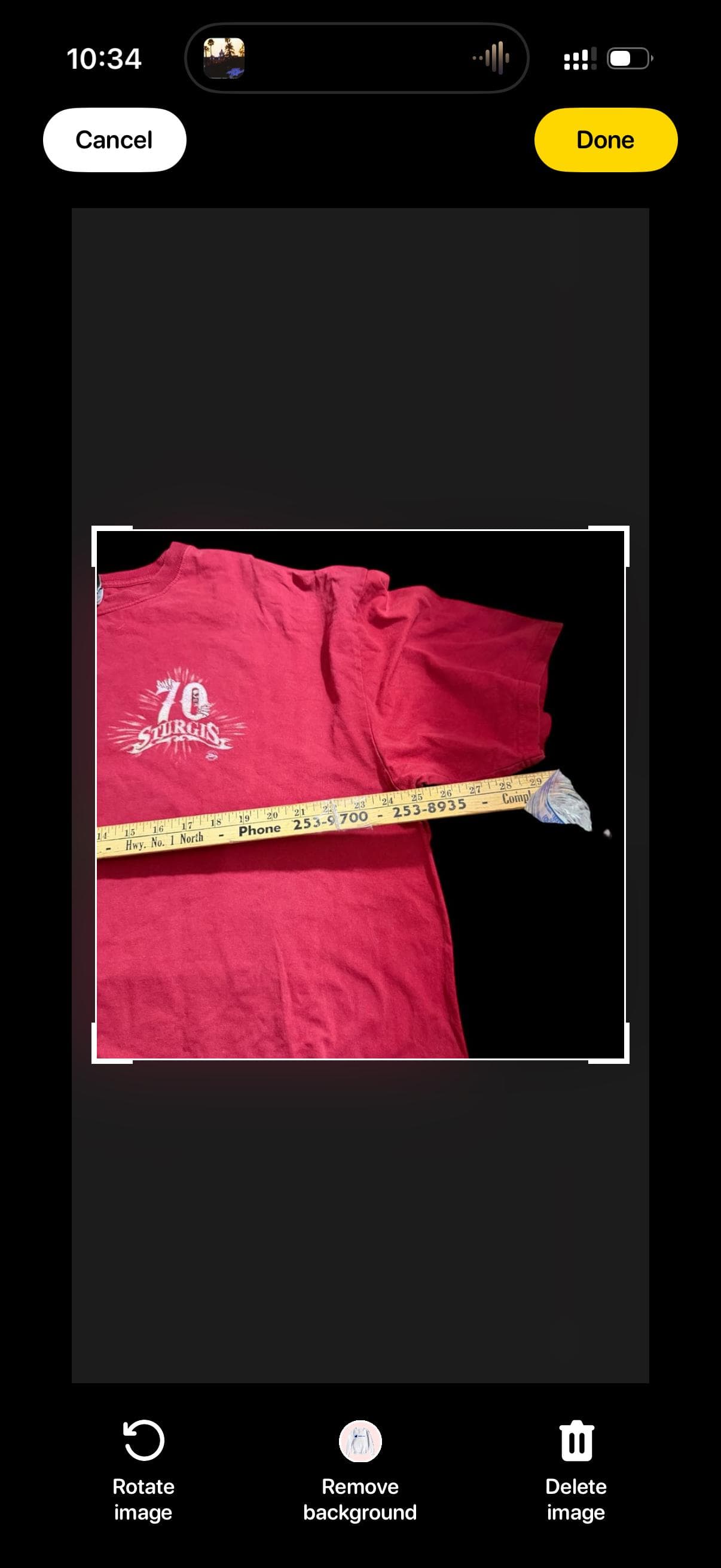 Vintage 70th Annual Sturgis Rally Motorcycle T-Shirt Red Men’s XXL - Thumbnail 7