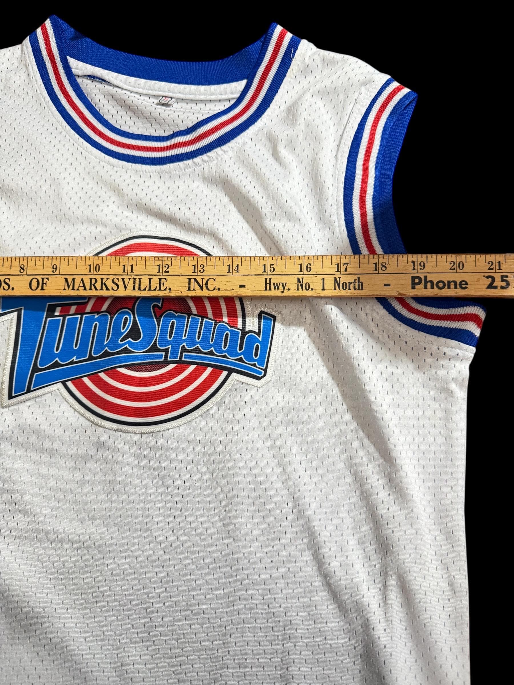 Vintage Space Jam 1996 Tune Squad Lola Bunny #10 Jersey White Mesh - Thumbnail 5