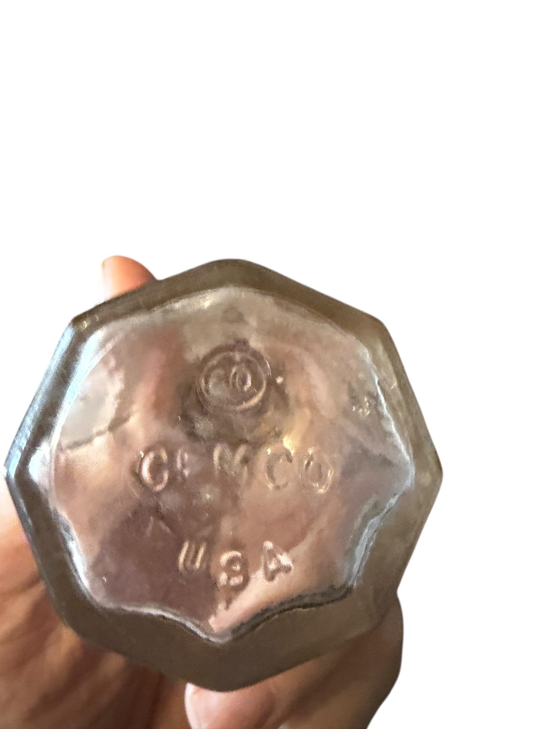 Vintage Owens Illinois Glass Salt & Pepper Shakers, Mid-Century Diner Set - Thumbnail 5