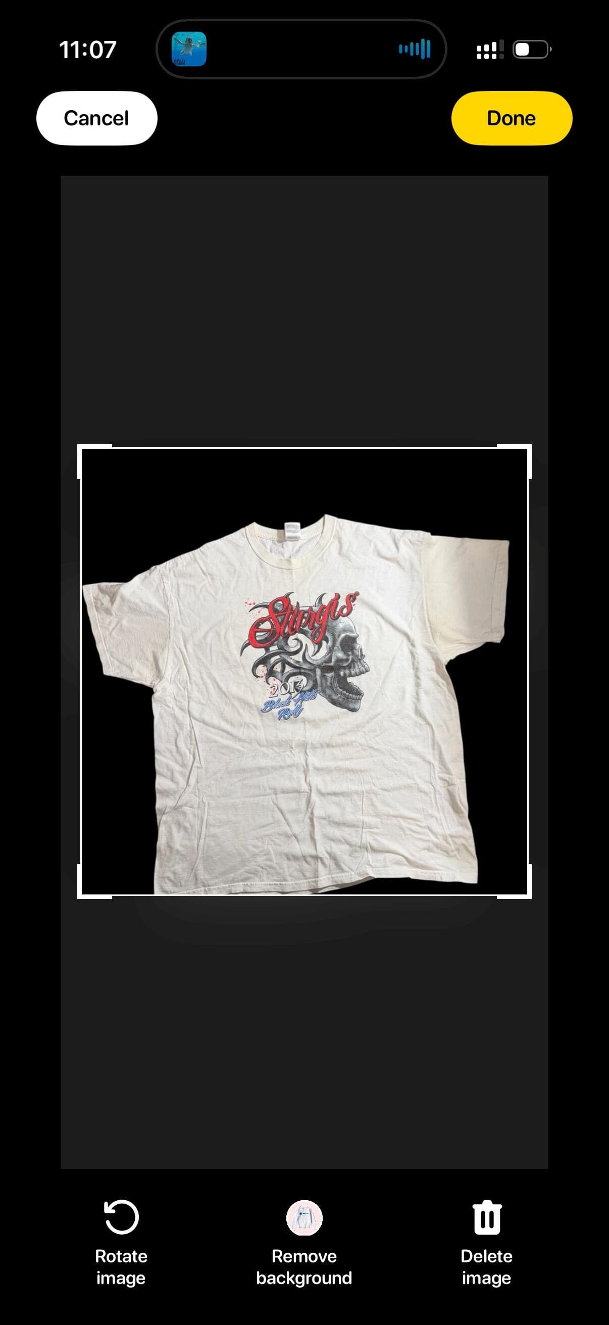 Sturgis 2013 Black Hills Rally Skull T-Shirt Men’s 2XL Fruit of the Loom - Image 1