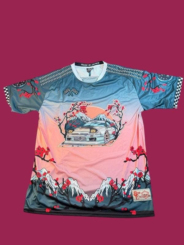808 Exclusives JDM Racing Team Cherry Blossom 240SX Drift Jersey XL - Image 1