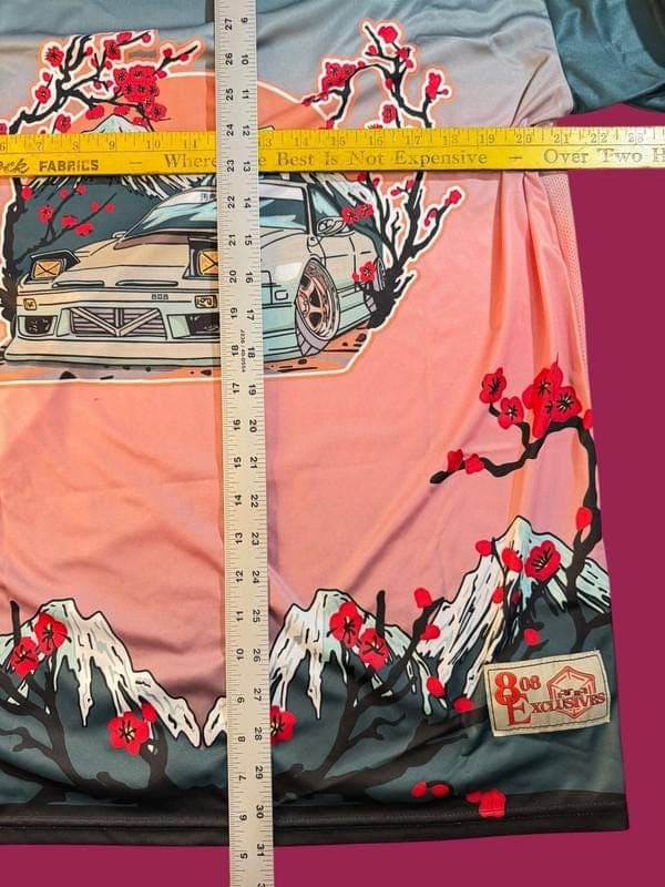 808 Exclusives JDM Racing Team Cherry Blossom 240SX Drift Jersey XL - Thumbnail 10