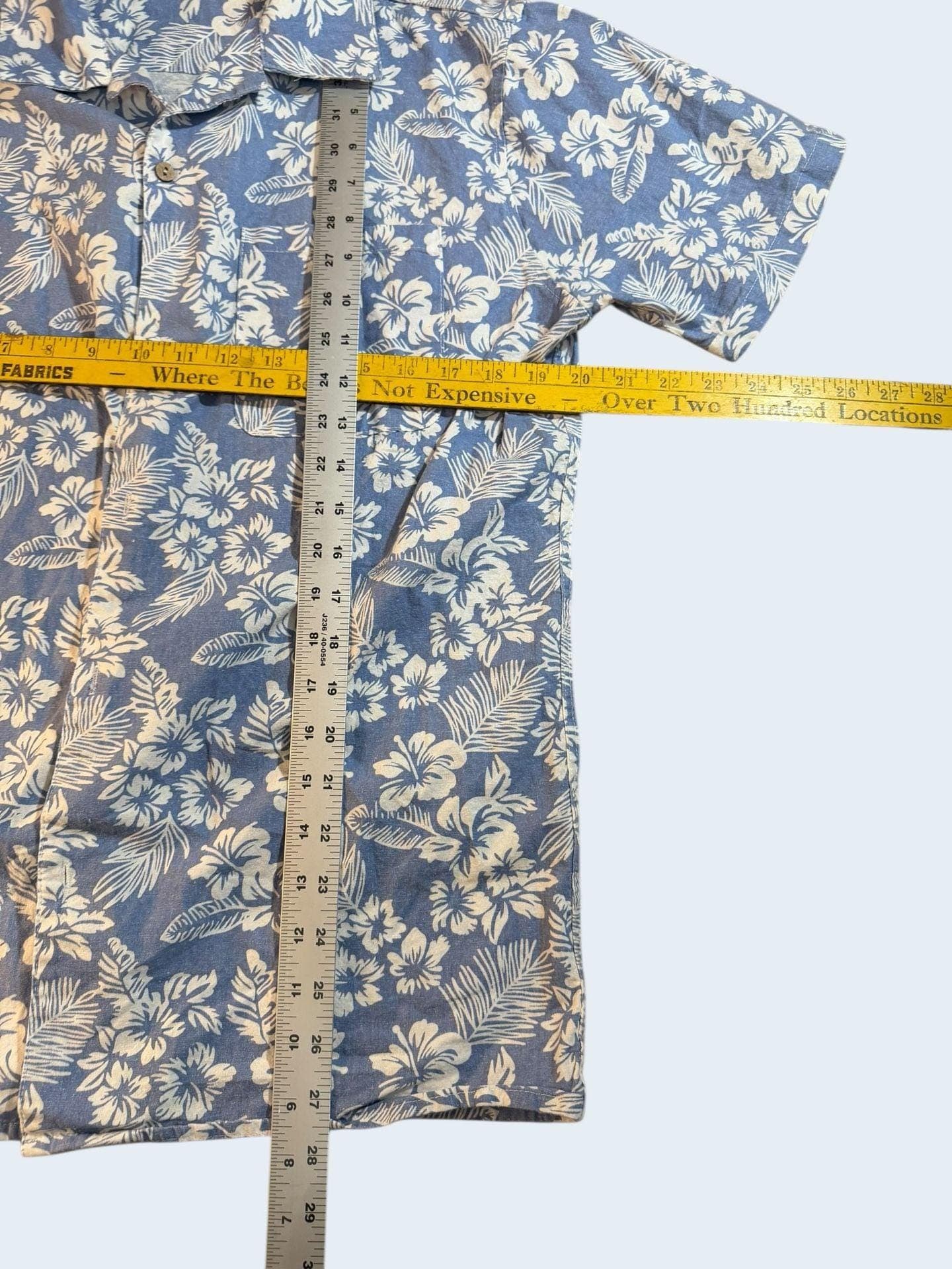 COOFANDY Men's Blue Hibiscus Floral Hawaiian Short Sleeve M - Thumbnail 7